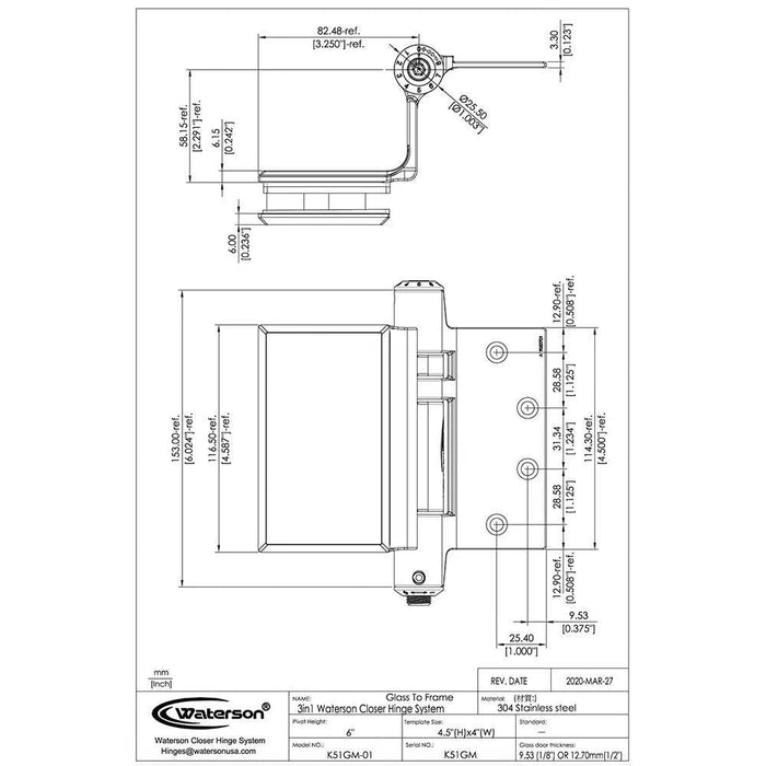 self closing glass door hinges