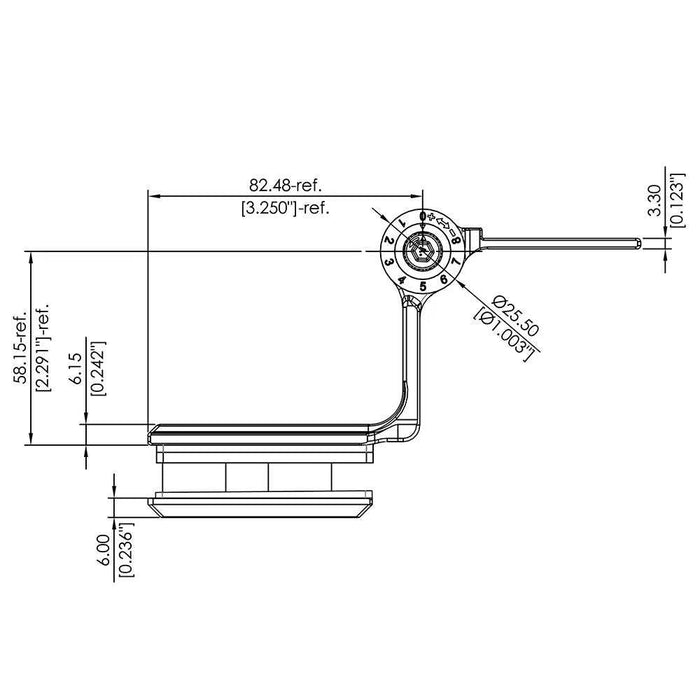 Commercial glass door hinges