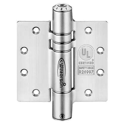 K51M-450-A3 | Mechanical Adjustable Gate Door Hinges | 4.5” x 4.5” | Fire-rated Stainless Steel | 3 Pack - Waterson Multi-function Closer Hinge
