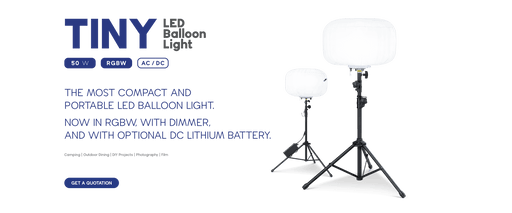 50W TINY LED Balloon Light Tower - Waterson Multi-function Closer Hinge