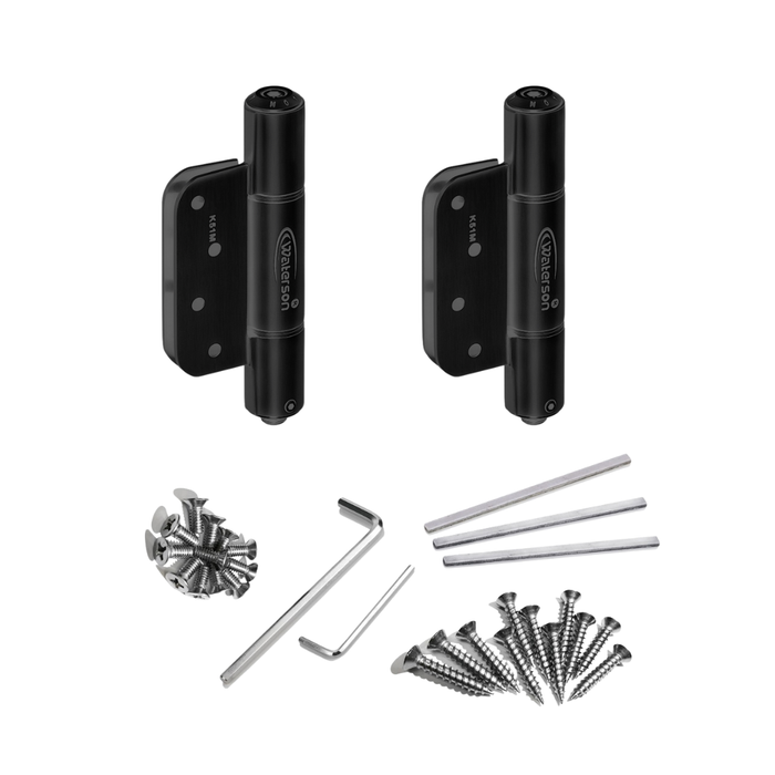 2pcs Hydraulic 5/8 Radius Door Hinge | Fire Rated | 6ft | SS304 | K51M-400-B2-58R