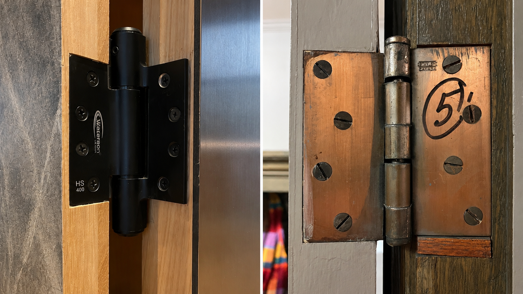 What Is the Difference Between Full Mortise and Non Mortise Hinges