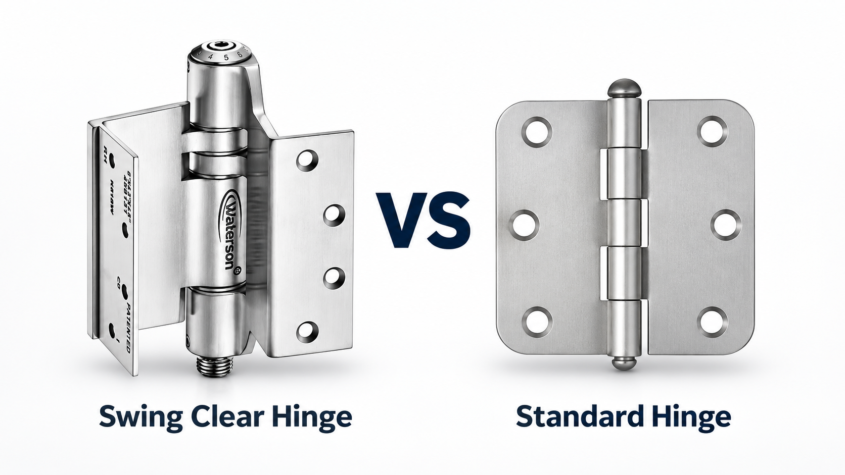 Swing Clear Hinges for ADA Doors: How they Outperform Standard Hinges?