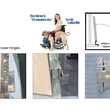 Swing Away Hinges Create ADA-Compliant Clearance - Waterson Multi-function Closer Hinge