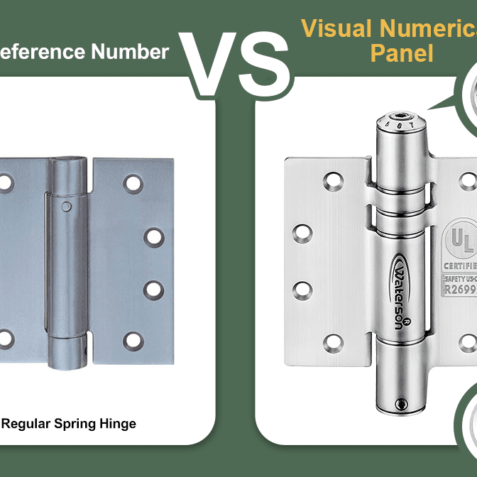 A Tidy Solution For Self Closing Fire Rated Door Hinges - Waterson Multi-function Closer Hinge