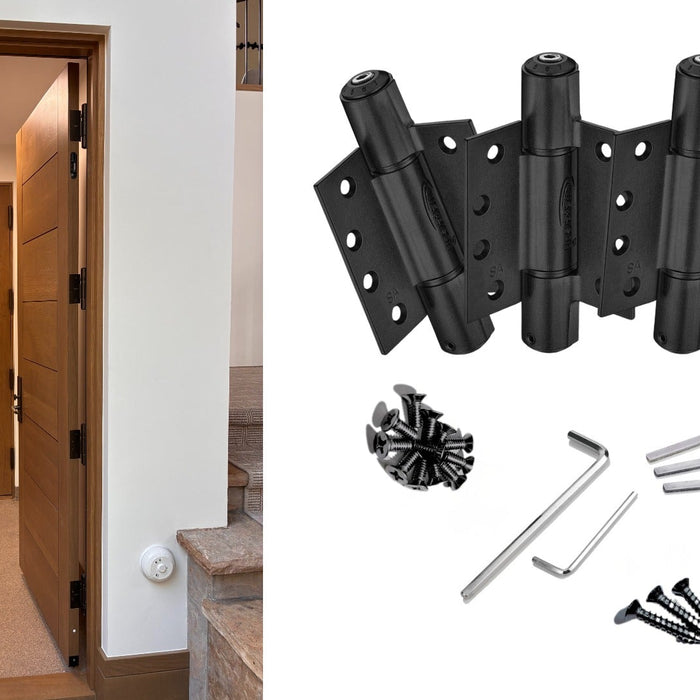 How Do CloserHinge Spring-Loaded Door Hinges Compare to Typical U.S Hinges?