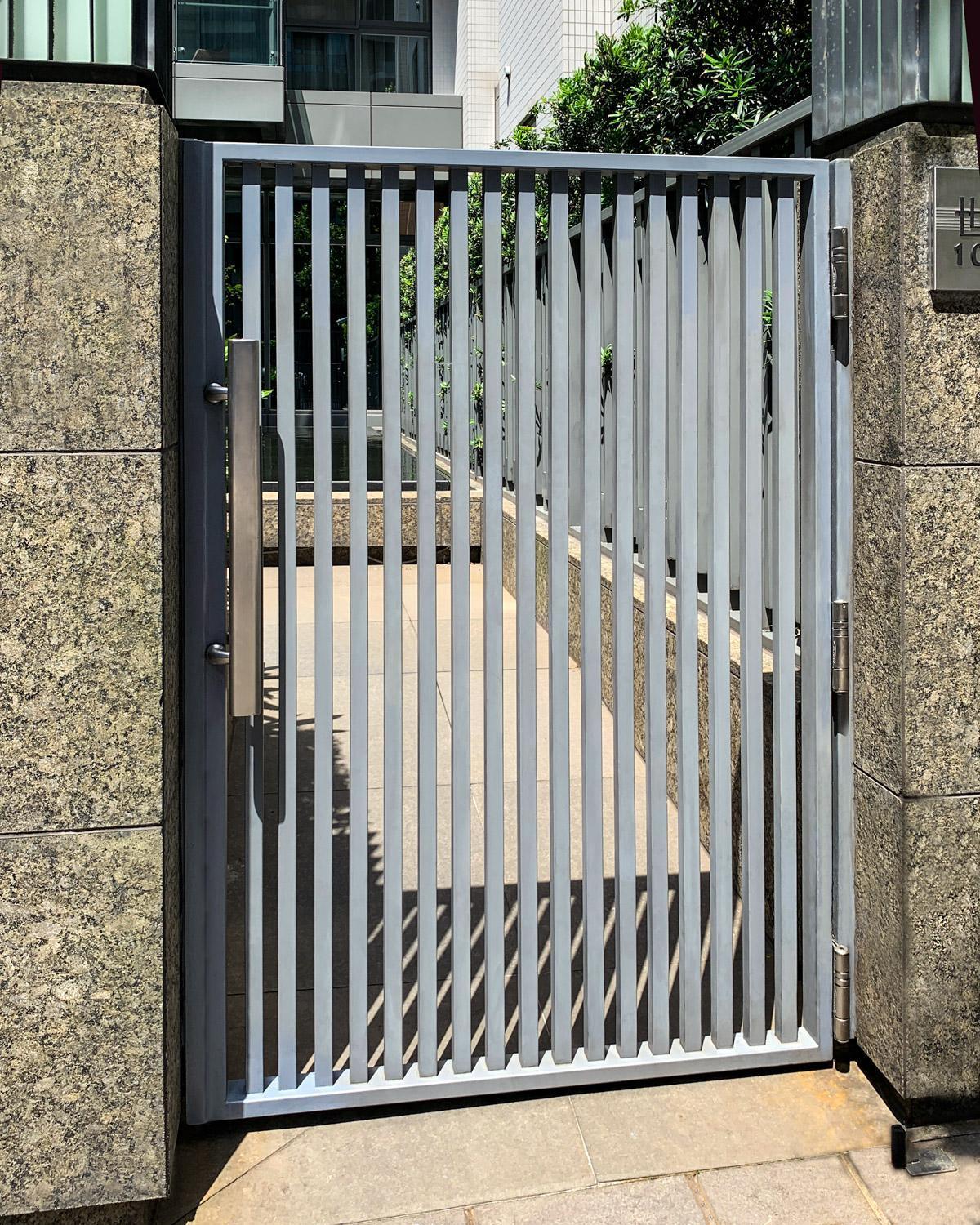 Modern Sliding Steel Gate Design