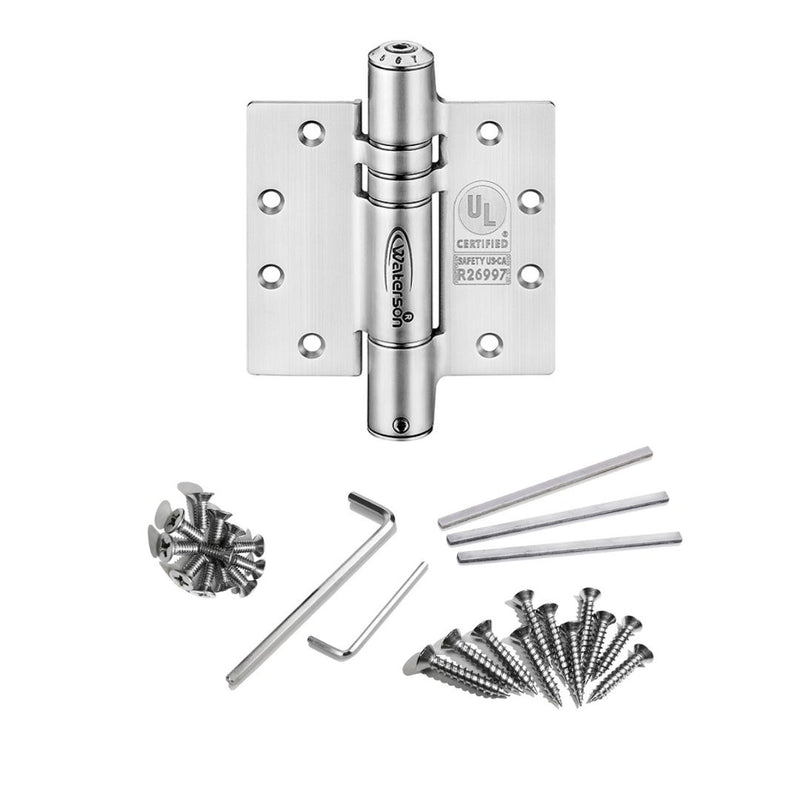 Waterson heavy duty self closing door hinge installation toolkit stainless steel