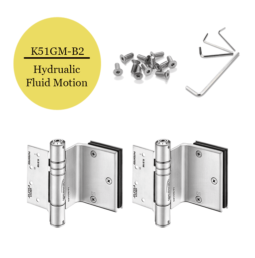 hydraulic glass door hinge