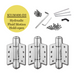 Heavy Duty Hydraulic Hybrid Self Closing Hinge with Hold Open