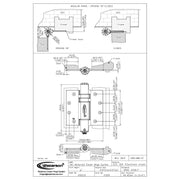 Waterson commercial self closing door hinge installation template