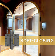 Waterson commercial soft closing arch door hinge application