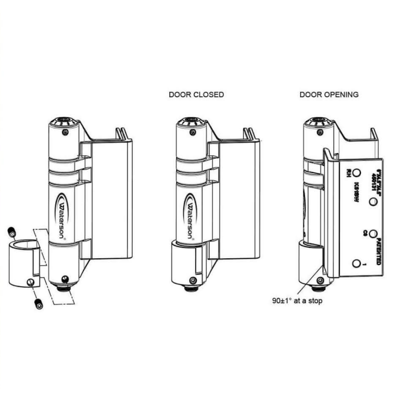 120 Degree Stainless Steel Door Stop | Door Hinges Accessories | WP02