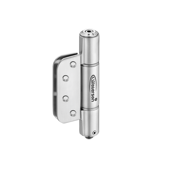 3pcs Hydraulic 4 Inch Spring Hinge 5/8 Radius | Hold Open | 4x4 | 7ft | 260 lbs | 1 3/8” - 1 3/4” Thick | SS304 | K51M-400-D3-58R