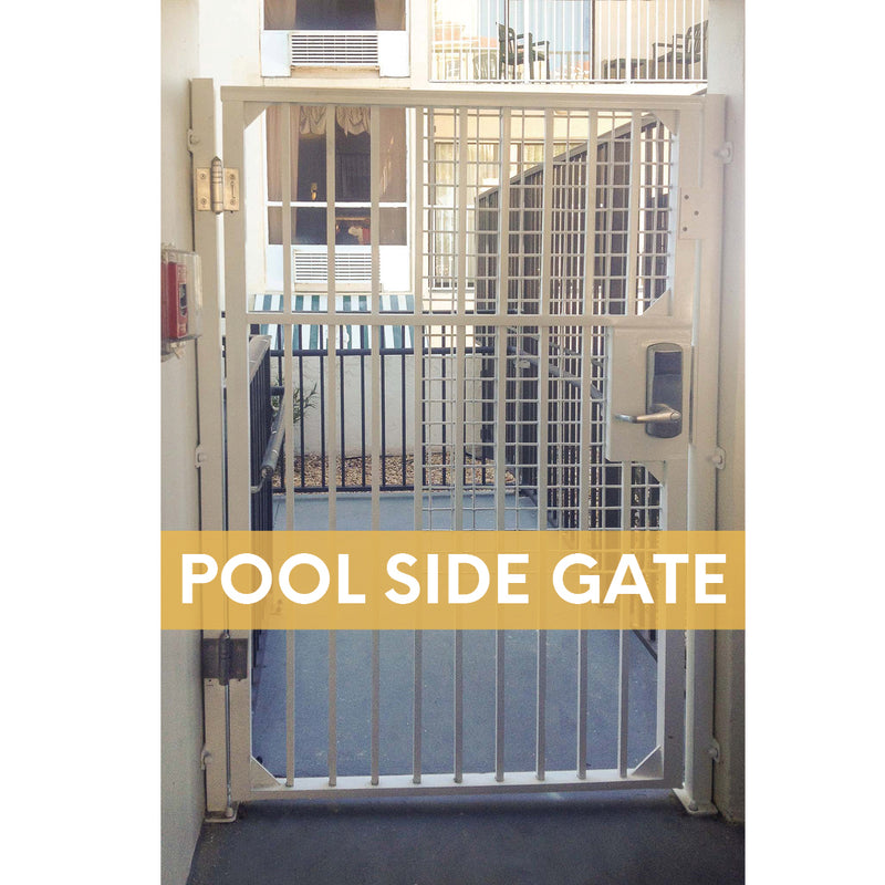 self closing pool gate hinge poolside