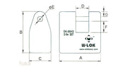 SK-9940 | Stainless Steel Security Padlock - Waterson Multi-function Closer Hinge