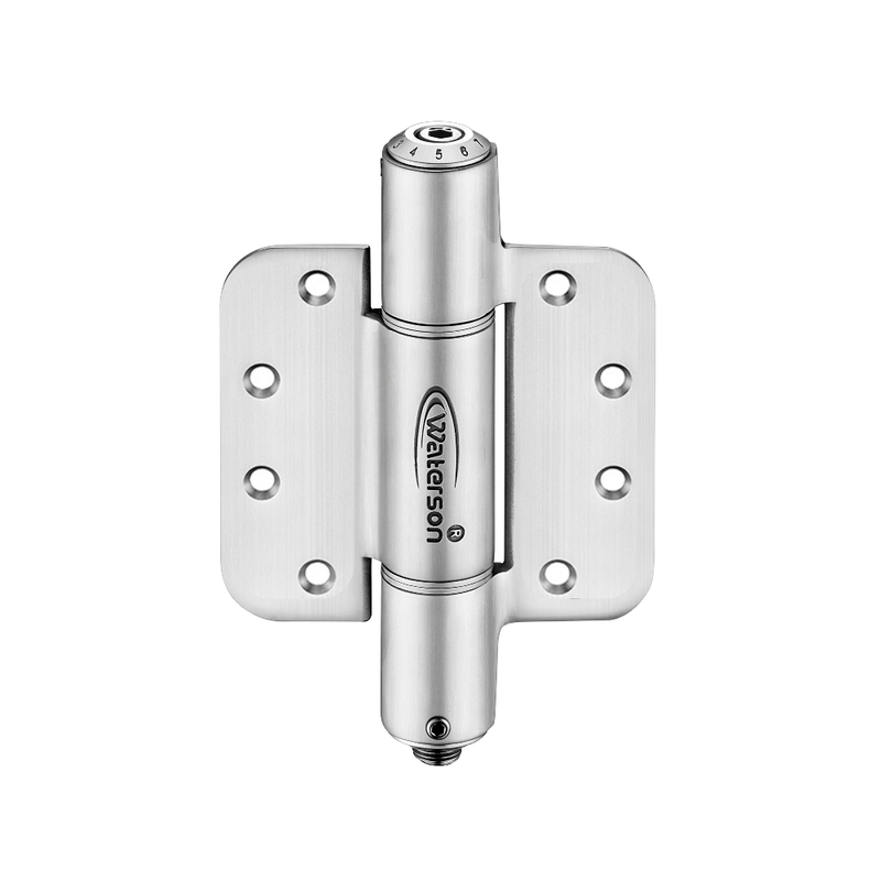 4pcs Self Closing 5/8 Radius Hinges | Mechanical | Hold Open | 4x4 | 8ft | 260 lbs | 1 3/8” - 1 3/4” Thick | SS304 | K51M-400-C4-58R