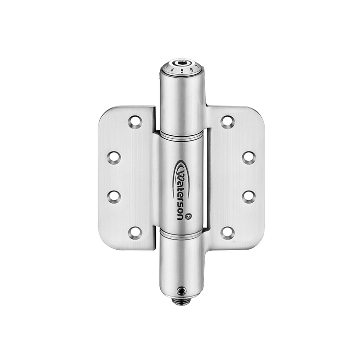 3pcs Hydraulic 4 Inch Spring Hinge 5/8 Radius | Hold Open | 4x4 | 7ft | 260 lbs | 1 3/8” - 1 3/4” Thick | SS304 | K51M-400-D3-58R