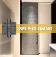 K51M-500D-C4 | Heavy Duty Mechanical Self Closing Hinge with Hold Open | 5” x 5” | 8ft | 304 Stainless Steel | 4 Pack - Waterson Multi-function Closer Hinge