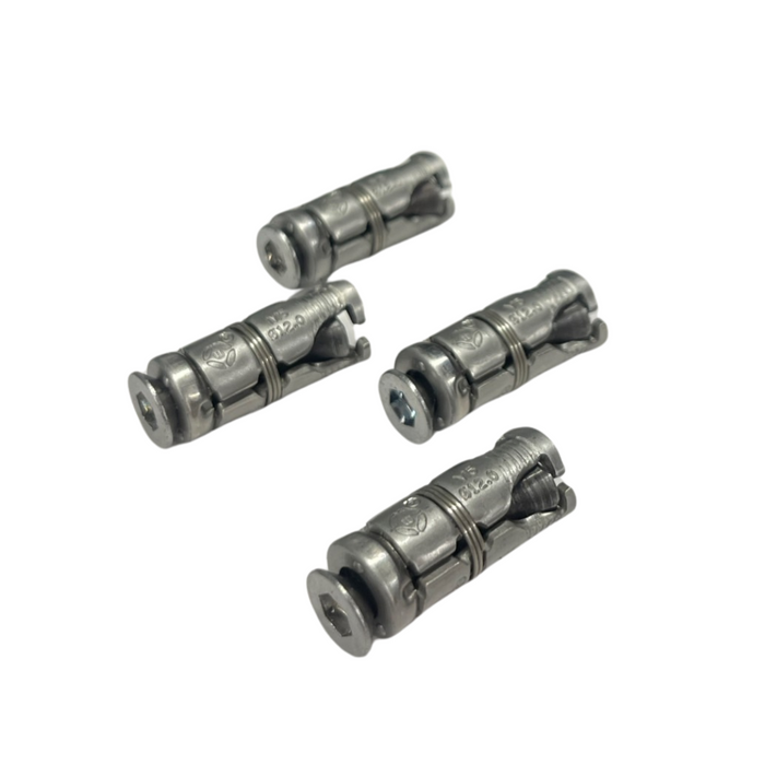 Metal Hollow Wall Anchor | Removable and Adjustable | Building Hardware | Pack of 4