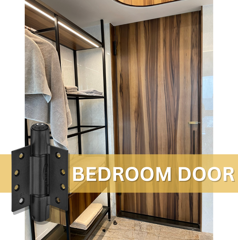 Waterson soft closing door hinge bedroom application