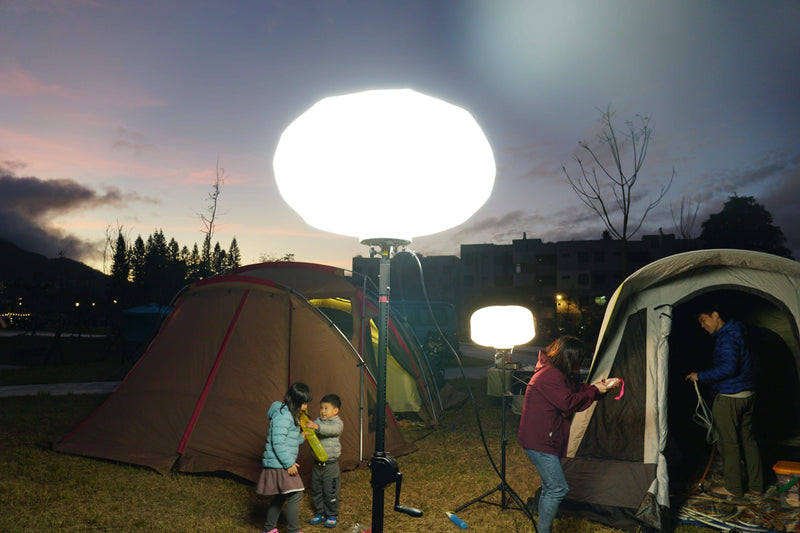 100W MINI LED Balloon Light Tower - Waterson Multi-function Closer Hinge