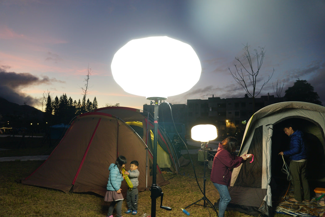 50W TINY LED Balloon Light Tower - Waterson Multi-function Closer Hinge