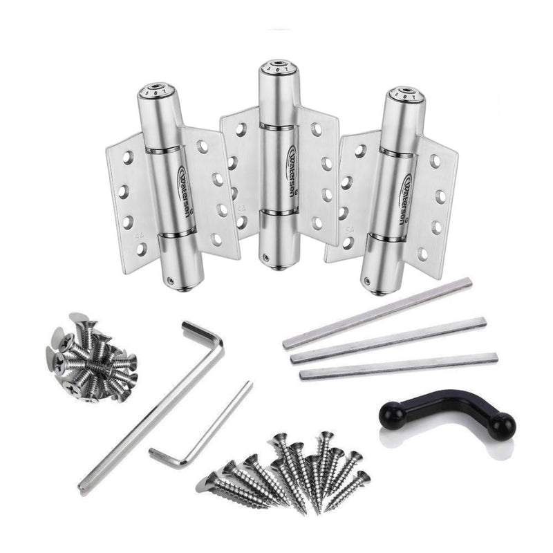 Waterson residential self closing fire rated door hinge installation toolkit