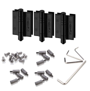 Waterson glass to glass hinge flat black