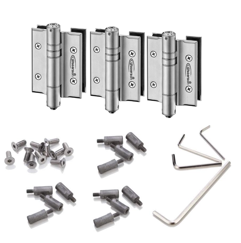hydraulic glass door hinge