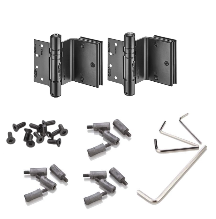 hydraulic glass door hinge