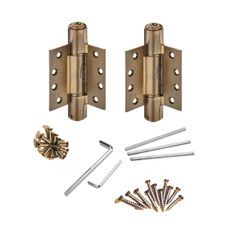 2pcs Residential Garage Door Hinges | Soft Closing | Fire Rated | 4x4 | 6ft | 120 lbs | 1 ¾” Thick | SS304 | K51M-400-B2 (SQ/58R/58R-Z)
