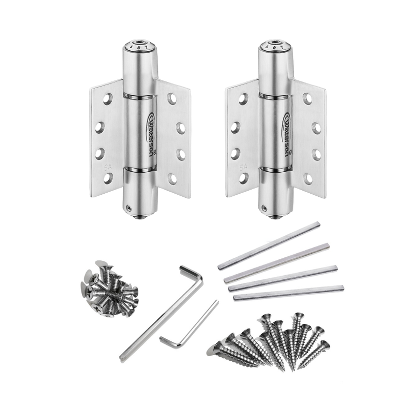 2pcs Residential Garage Door Hinges | Soft Closing | Fire Rated | 4x4 | 6ft | 120 lbs | 1 ¾” Thick | SS304 | K51M-400-B2 (SQ/58R/58R-Z)