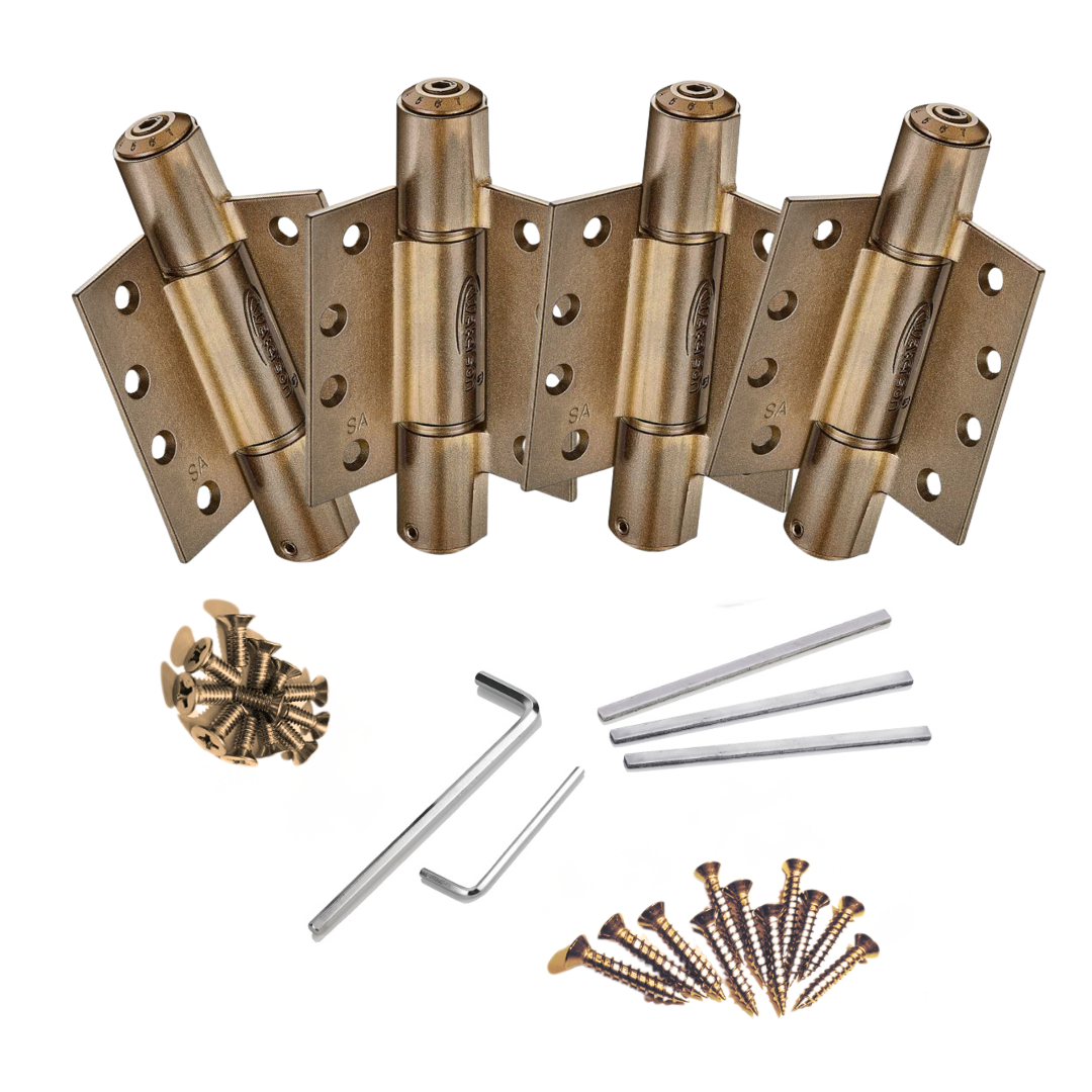 4pcs Heavy Duty Anti Slam Door Hinges | Hydraulic | Fire Rated