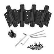 Waterson residential soft closing fire rated door hinge flat black
