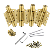 Waterson residential soft closing fire rated door hinge satin brass