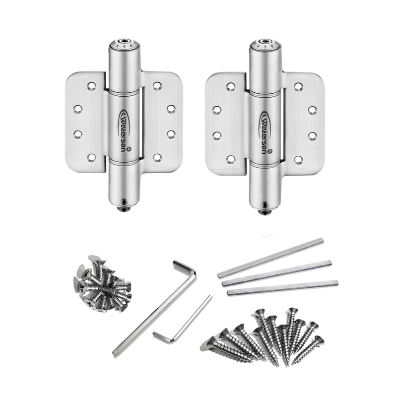 2pcs Residential Garage Door Hinges | Soft Closing | Fire Rated | 4x4 | 6ft | 120 lbs | 1 ¾” Thick | SS304 | K51M-400-B2 (SQ/58R/58R-Z)
