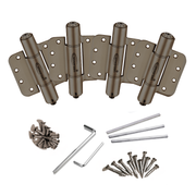 Waterson residential self closing hold open door hinge 5/8 radius dark bronze