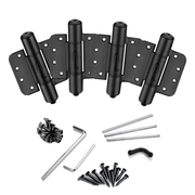 Waterson residential self closing fire rated door hinge 5/8 radius flat black
