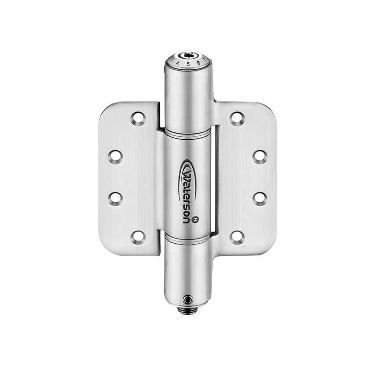 Waterson residential self closing fire rated door hinge 5/8 radius satin stainless steel