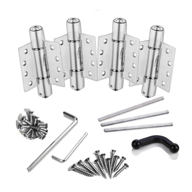 Waterson residential soft closing fire rated door hinge installation toolkit