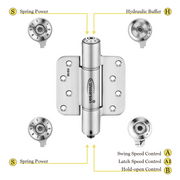 4 inch door hinge 5/8 radius