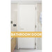 bathroom door closer