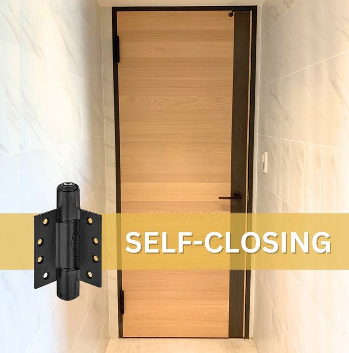 K51M-400-Residential-B2 | Hydraulic Hybrid Self Closing Hinge | 4” x 4” | 2 Pack - Waterson Multi-function Closer Hinge