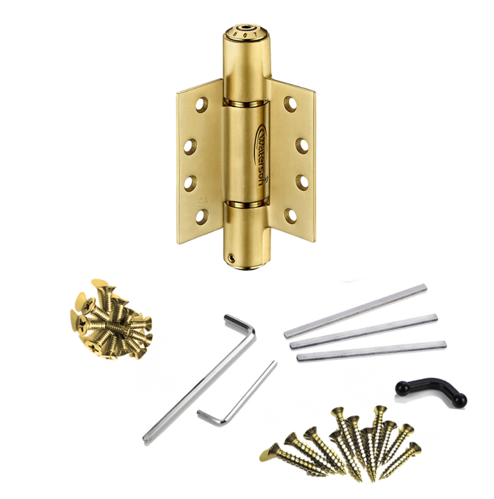 1pc Self Closing Hinge to Hold Door Open | Heavy Duty | 4x4 | Single Hinge | SS304 | K51M-400-SB