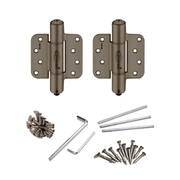 Waterson residential soft closing fire rated door hinge 5/8 radius dark bronze zigzag