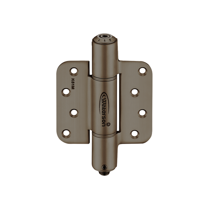 3pcs 4 inch door hinge 5/8 radius | Mechanical | Hold Open | 4x4 | 7ft | 260 lbs | 1 3/8” - 1 3/4” Thick | SS304 | Zigzag | K51M-400Z-C3-58R
