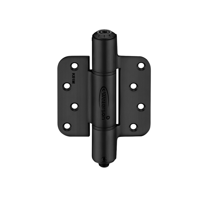 3pcs 4 inch door hinge 5/8 radius | Mechanical | Hold Open | 4x4 | 7ft | 260 lbs | 1 3/8” - 1 3/4” Thick | SS304 | Zigzag | K51M-400Z-C3-58R