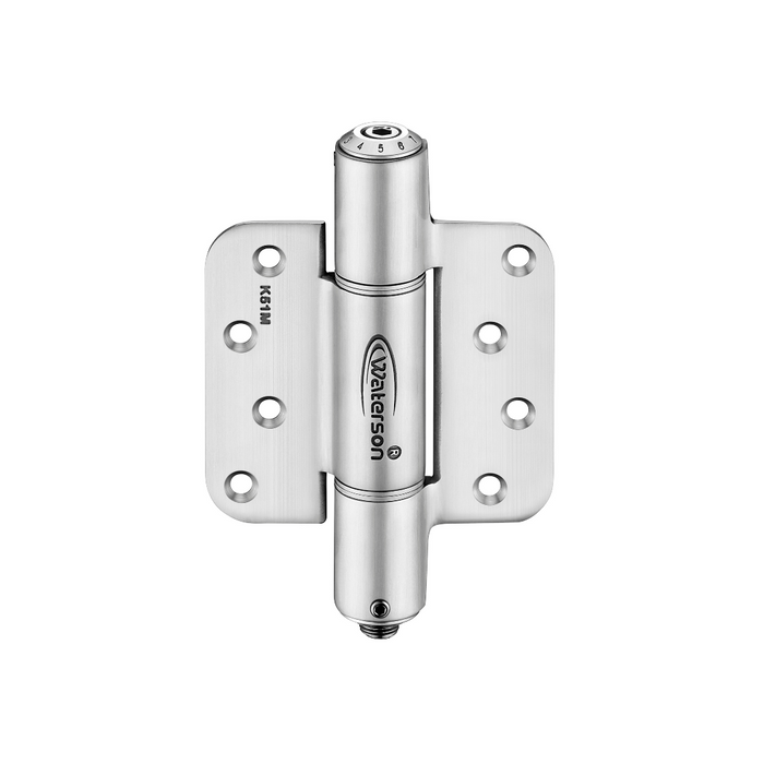 3pcs Hydraulic 4 Inch Spring Hinge 5/8 Radius | Hold Open | 4x4 | 7ft | 260 lbs | 1 3/8” - 1 3/4” Thick | SS304 | Zigzag | K51M-400Z-D3-58R