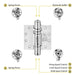 commercial spring hinges